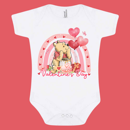 Winnie Valentine’s Day Baby Vest / Baby Bodysuit