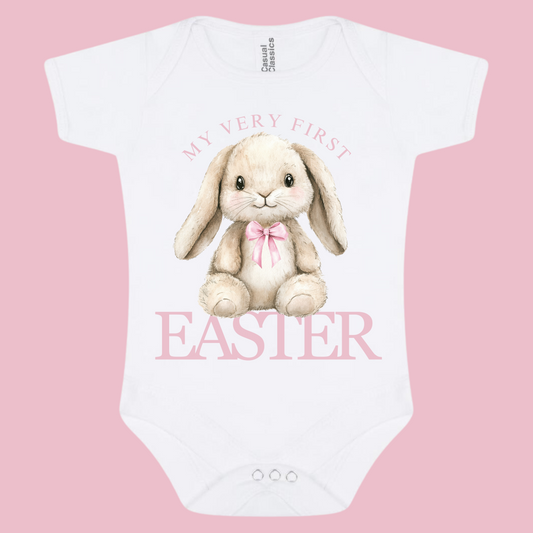 My Very First Easter Baby Bodysuit - Rabbit Design